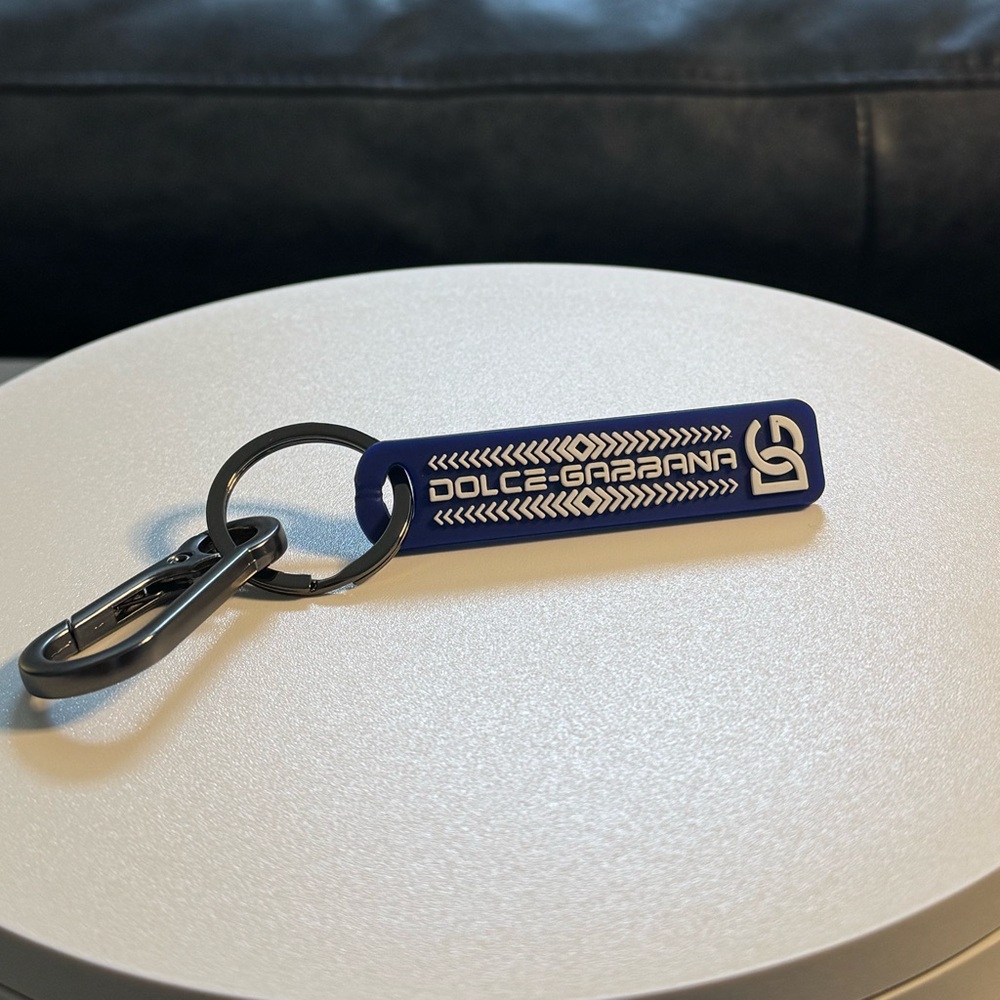 Dolce & Gabbana Navy Keychain